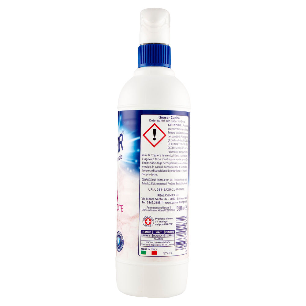 DETERGENTE CUCINA QUASAR SPRAY ML.580 - 7