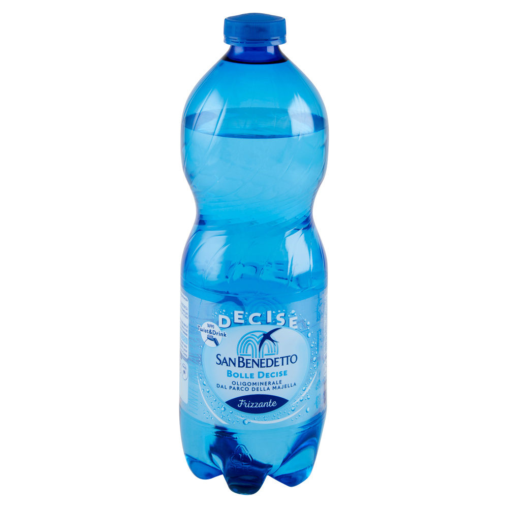 ACQUA MINERALE SAN BENEDETTO FRIZZANTE FONTE MAJELLA  ML 500 - 2