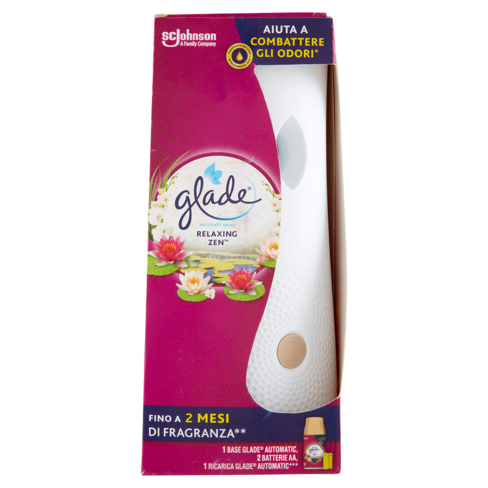 DEODORANTE AMBIENTE GLADE AUTOMATIC SPRAY BASE+RIC.RELAXING ZEN ML 269 PZ.1 - 8