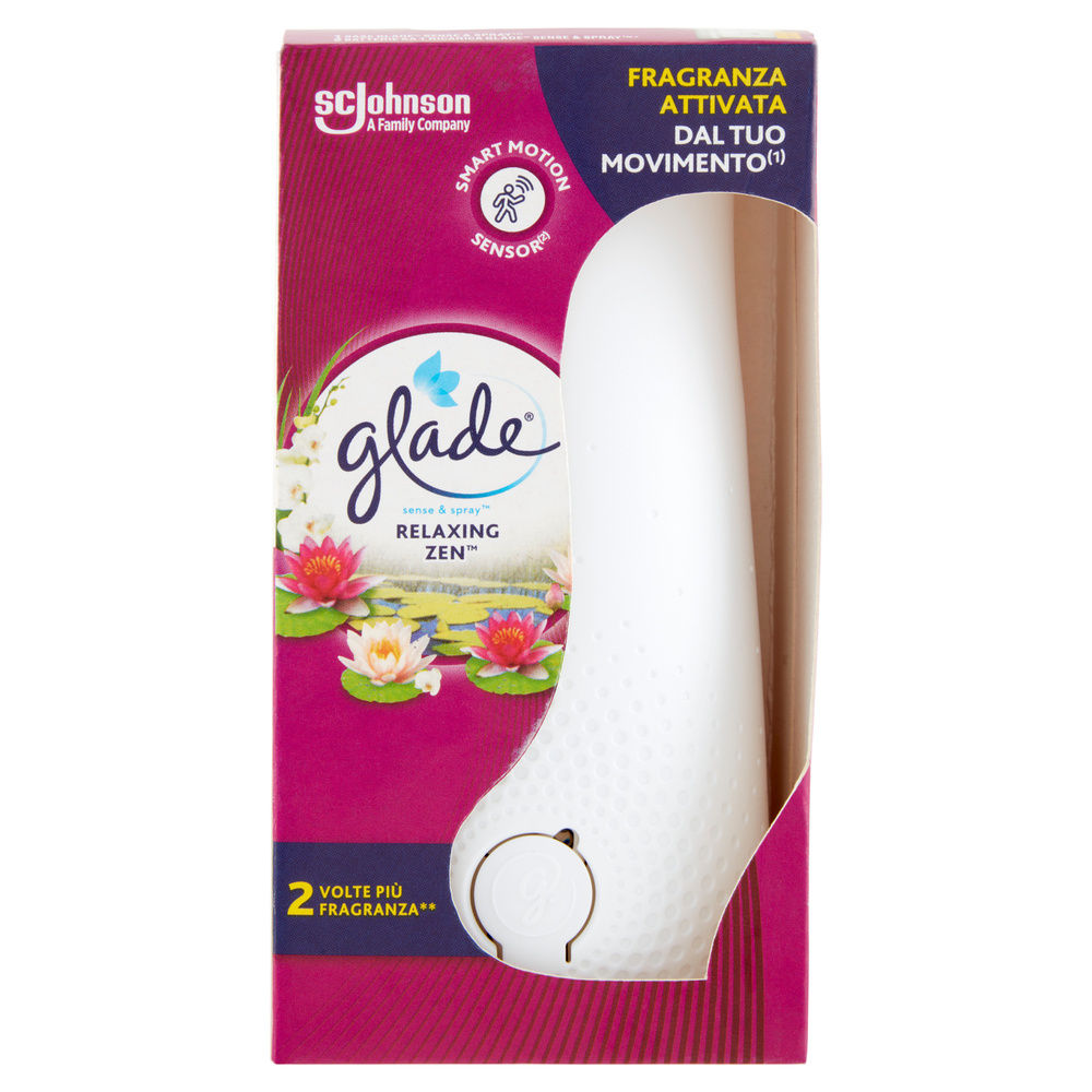 DEODORANTE AMBIENTE GLADE SENSE&SPRAY BASE+RICARICA RELAXING ZEN ML.18 PZ.1 - 0