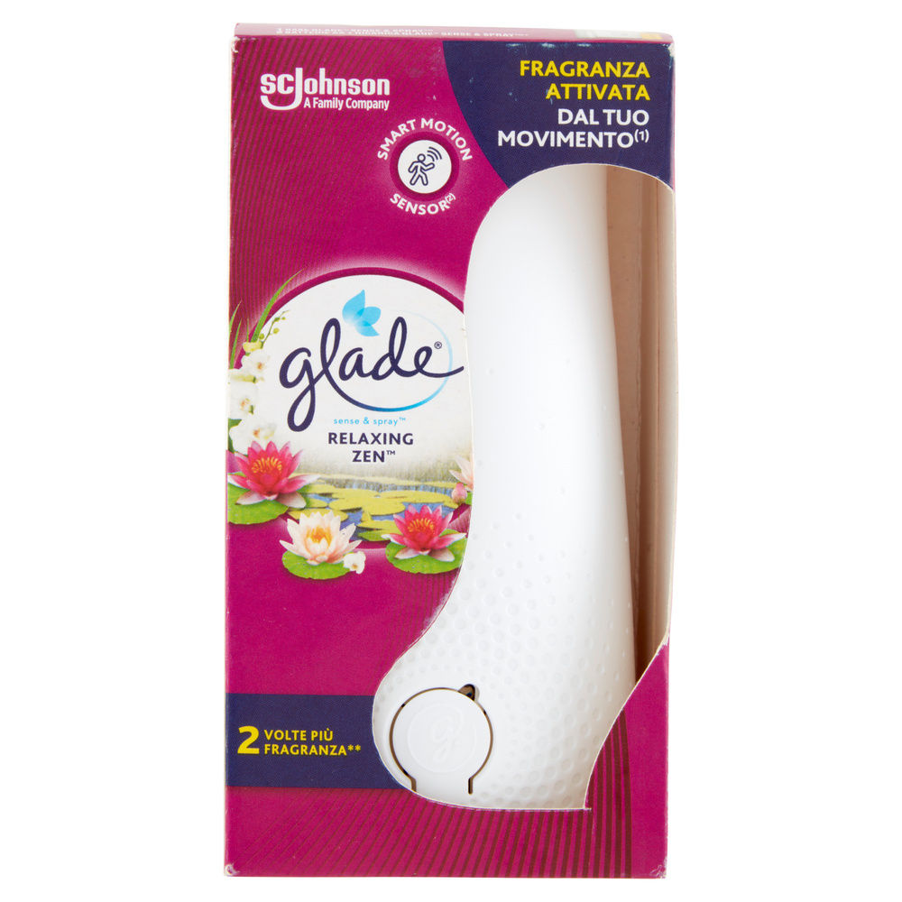 DEODORANTE AMBIENTE GLADE SENSE&SPRAY BASE+RICARICA RELAXING ZEN ML.18 PZ.1 - 8