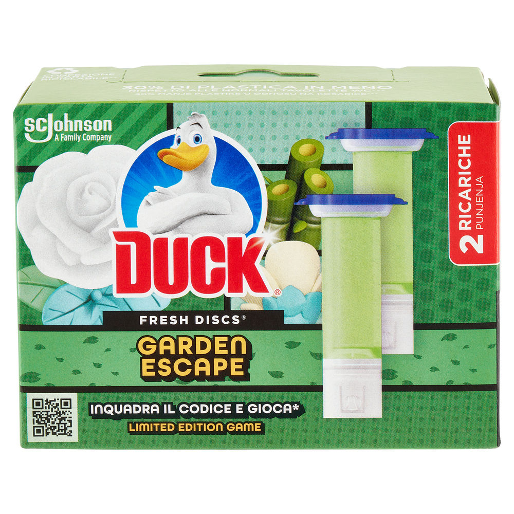 SCHIUMOGENO GEL DUCK FRESH DISCS DOPPIA RICARICA LIMITED EDITION PZ.2 - 2
