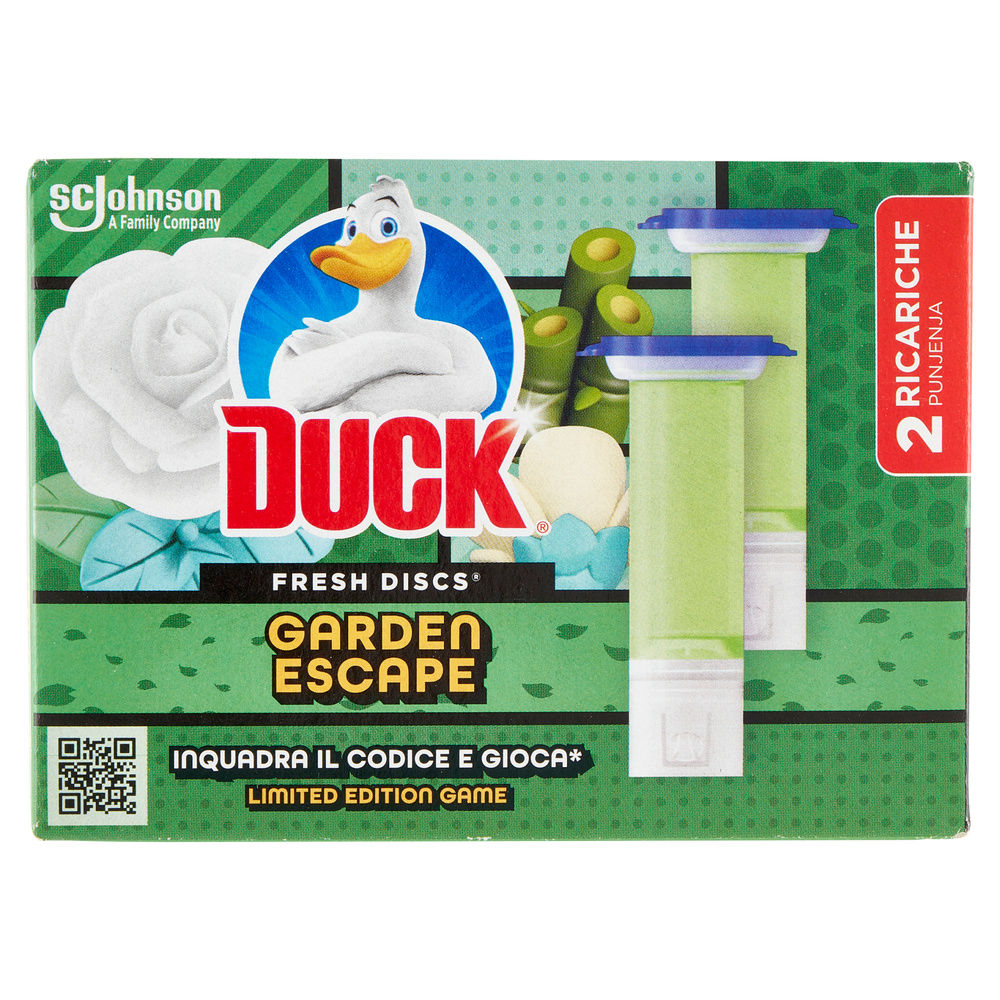 SCHIUMOGENO GEL DUCK FRESH DISCS DOPPIA RICARICA LIMITED EDITION PZ.2 - 8
