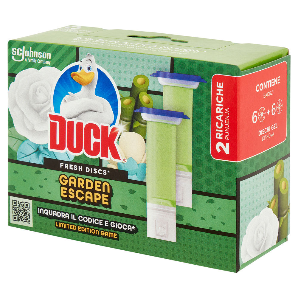 SCHIUMOGENO GEL DUCK FRESH DISCS DOPPIA RICARICA LIMITED EDITION PZ.2 - 3