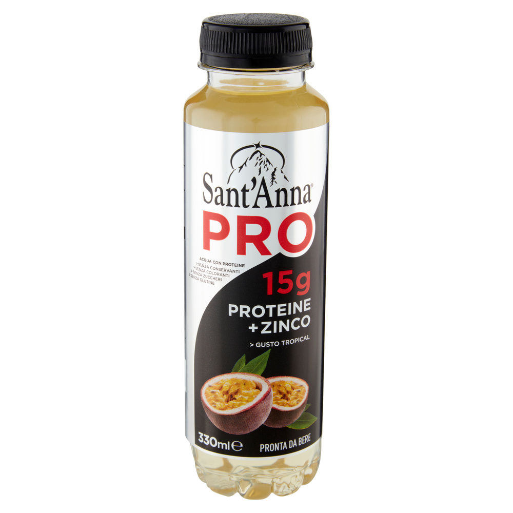 BIBITA TROPICAL PROTEIN SANT'ANNA PET ML 330 - 2