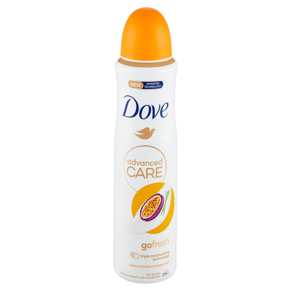 DEODORANTE DOVE SPRAY ADVANCED CARE PASSION FRUIT ML 150 - 2