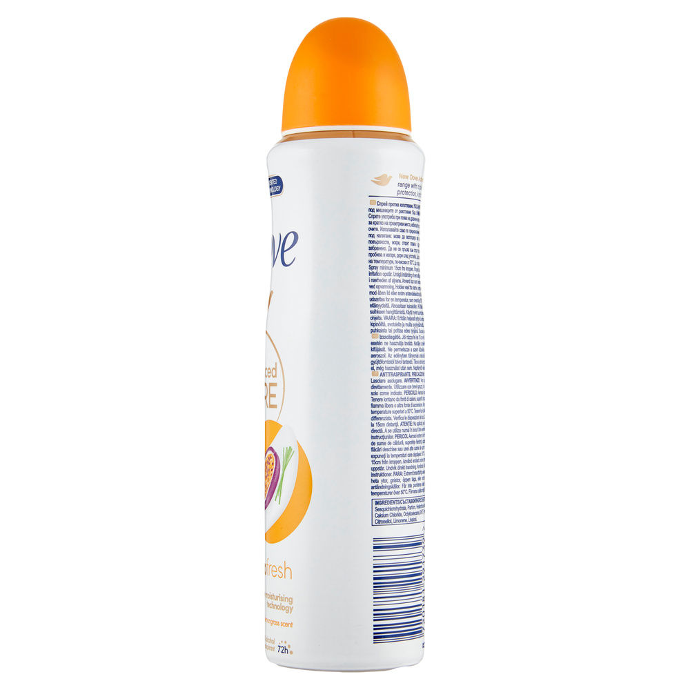 DEODORANTE DOVE SPRAY ADVANCED CARE PASSION FRUIT ML 150 - 5