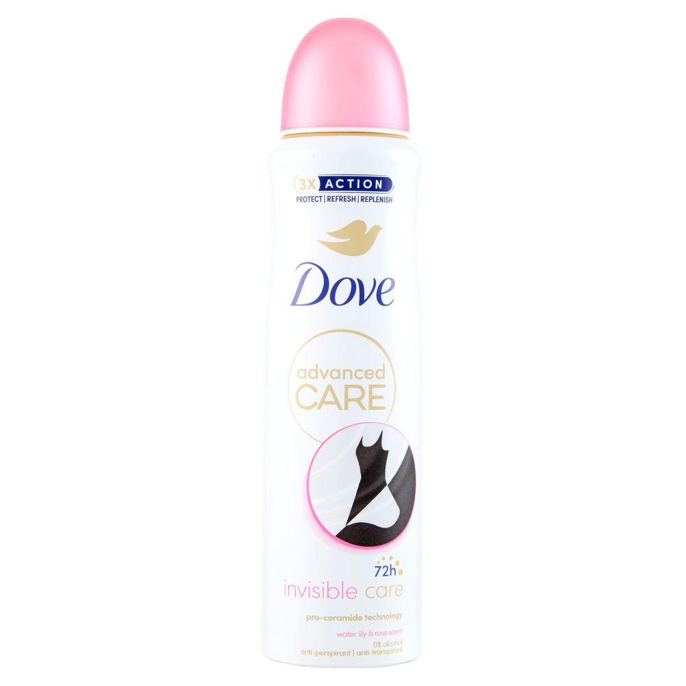 DEODORANTE DOVE SPRAY ADVANCED CARE INVISIBLE CARE ML 150 - 7