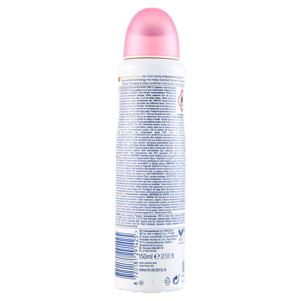 DEODORANTE DOVE SPRAY ADVANCED CARE BEAUTY FINISH ML 150 - 1