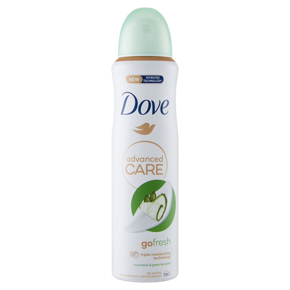 DEODORANTE DOVE SPRAY ADVANCED CARE GO FRESH CUCUMBER ML 150 - 0