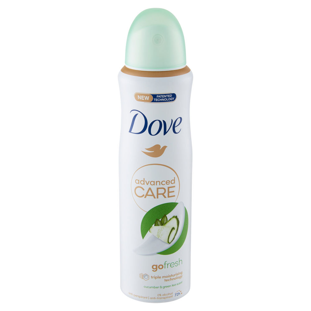 DEODORANTE DOVE SPRAY ADVANCED CARE GO FRESH CUCUMBER ML 150 - 2
