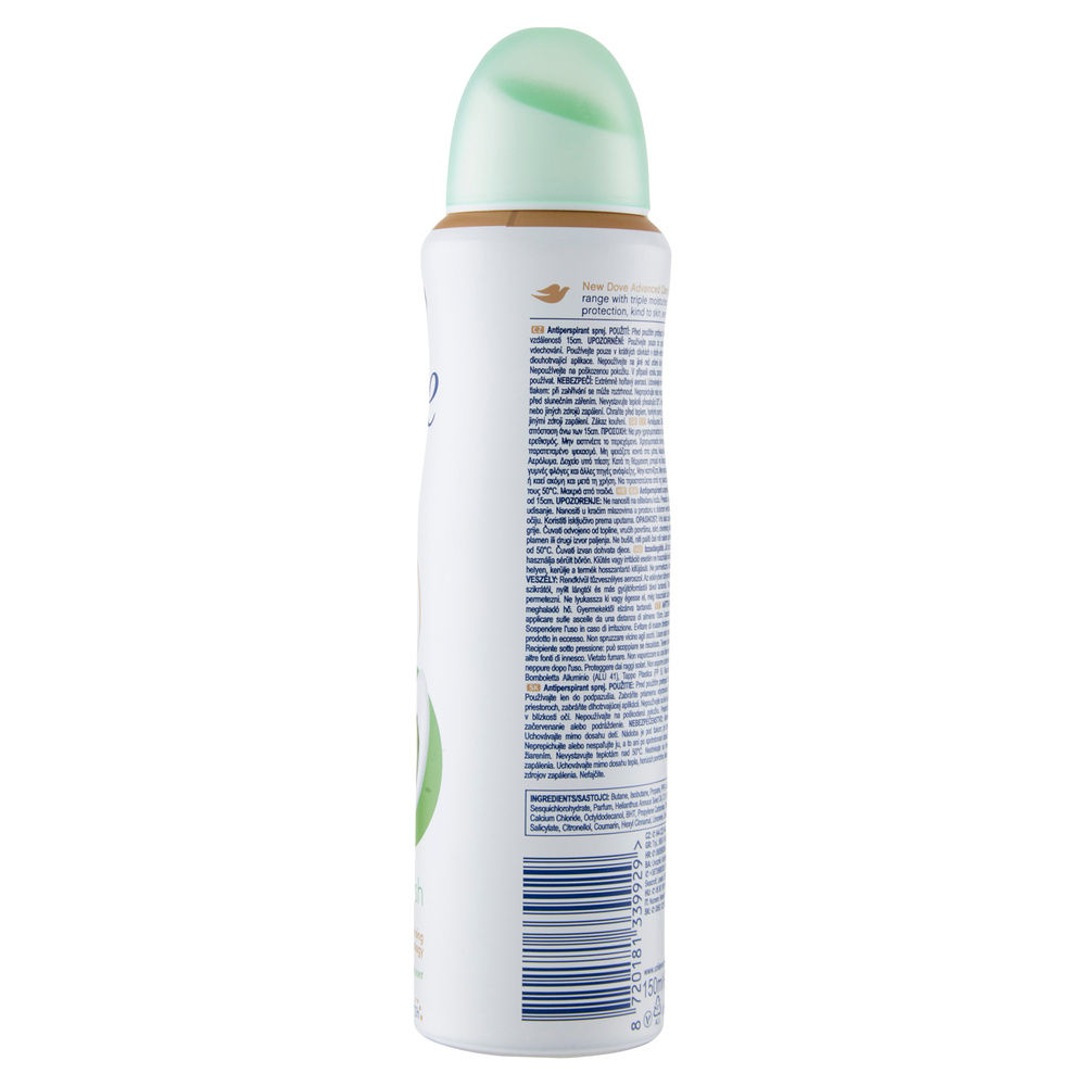 DEODORANTE DOVE SPRAY ADVANCED CARE GO FRESH CUCUMBER ML 150 - 5
