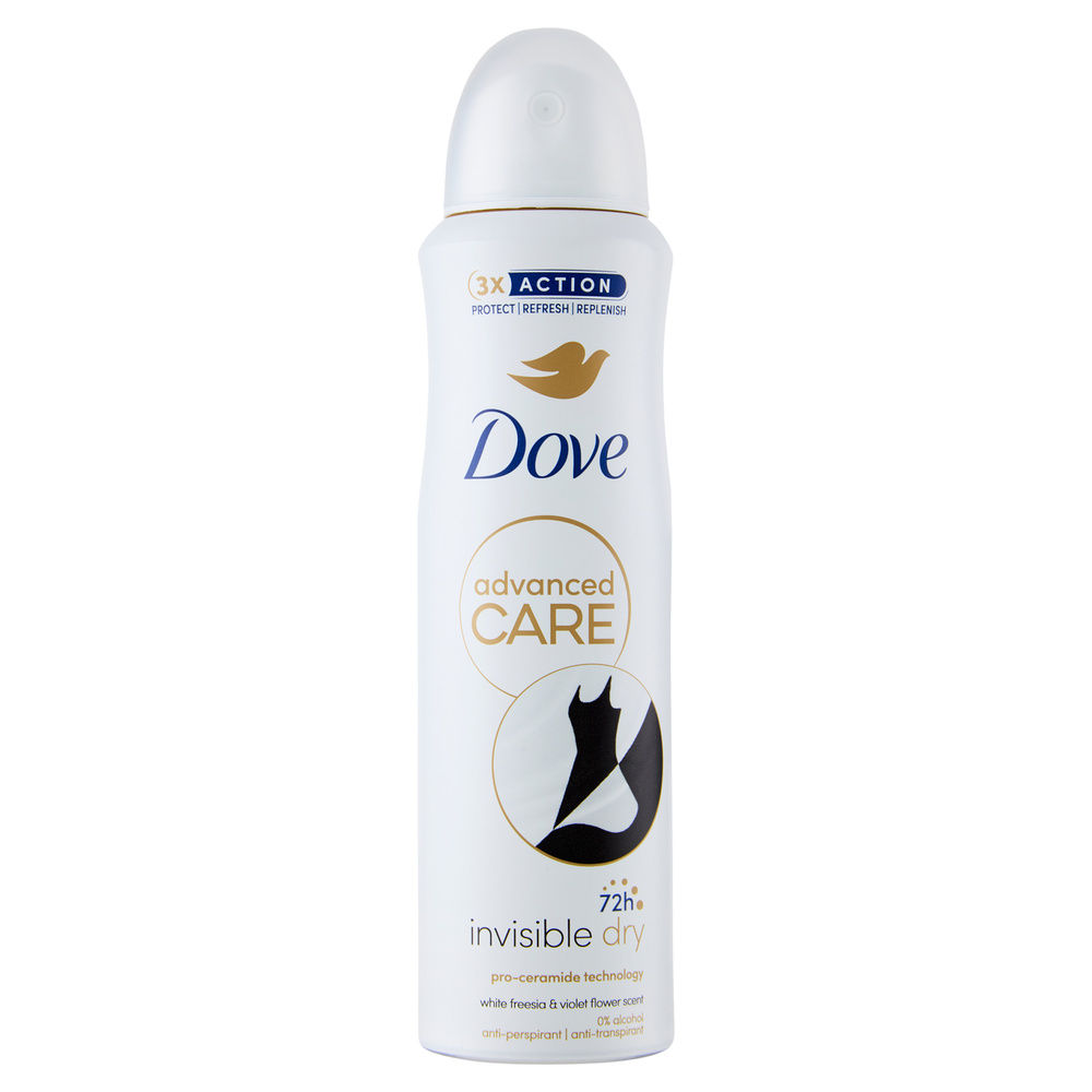 DEODORANTE DOVE SPRAY ADVANCED CARE INVISIBLE DRY ML 150 - 0