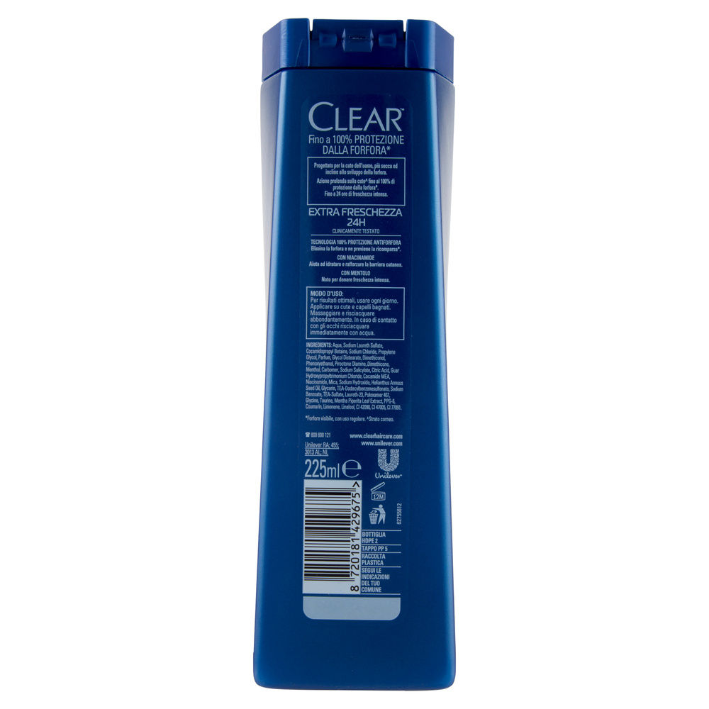 SHAMPOO CLEAR COOL SPORT ML 225 - 1