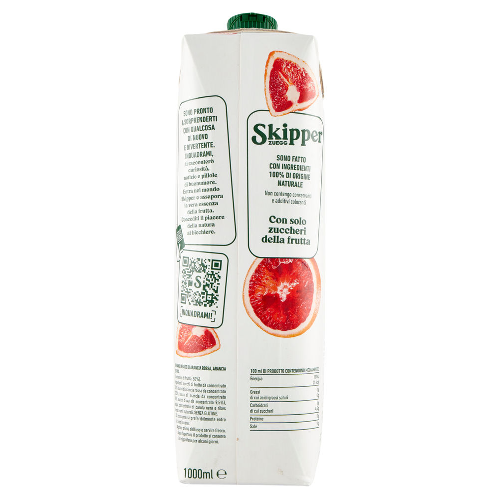 SUCCO SKIPPER SENZA ZUCCHERI ARANCIA ROSSA BRIK L 1 - 1