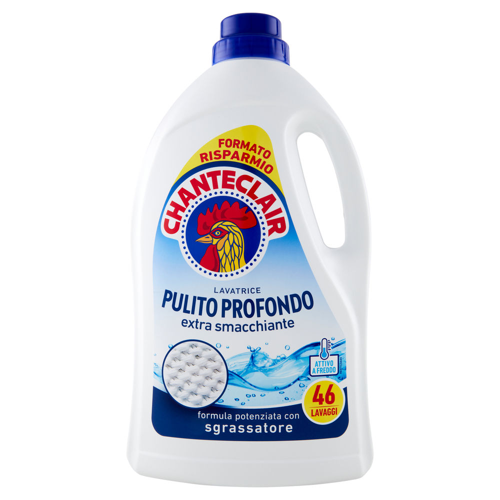DETERSIVO LAVATRICE LIQUIDO CHANTECLAIR PULITO PROFONDO 46LAV L 2,07 - 0