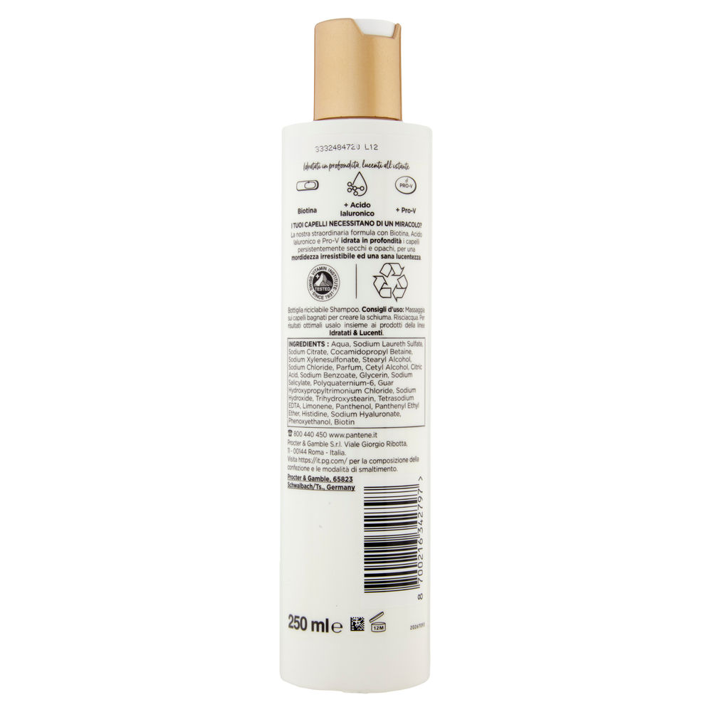 SHAMPOO PANTENE PRO-V MIRALCES IDRATATI & LUCENTI ML 250 - 1