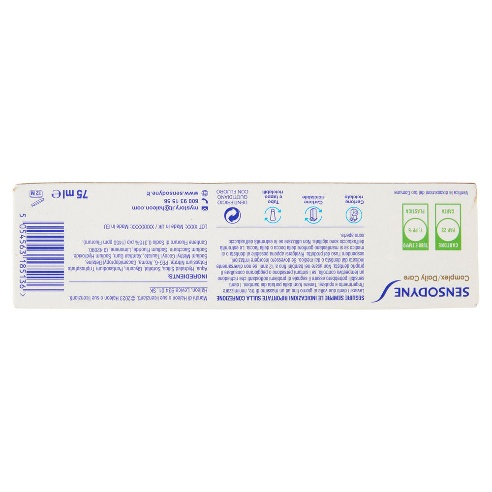 DENTIFRICIO SENSODYNE COMPLEX  NEW FORMULA ML 75 - 1