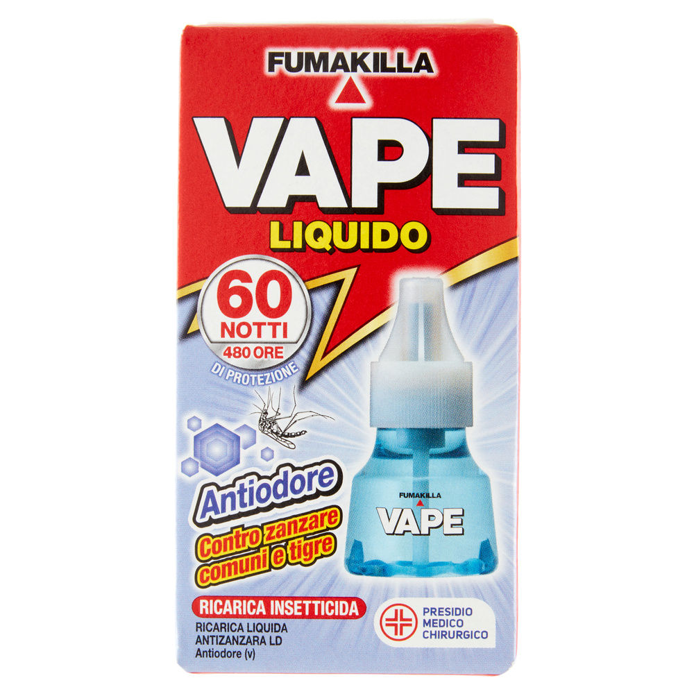 REPULSIVO VAPE RICARICA LIQUIDA ANTIODORE 60 NOTTI ML 30 - 0