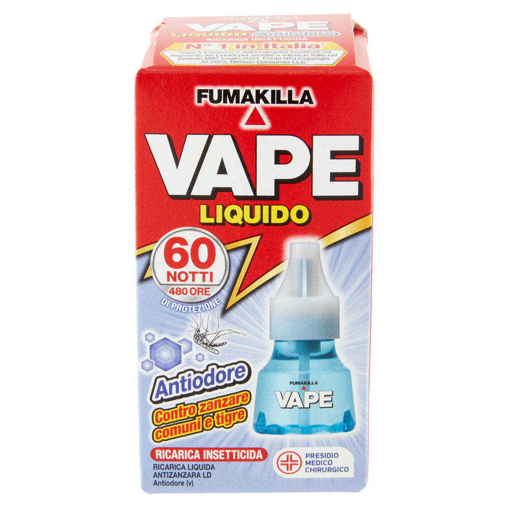 REPULSIVO VAPE RICARICA LIQUIDA ANTIODORE 60 NOTTI ML 30 - 2