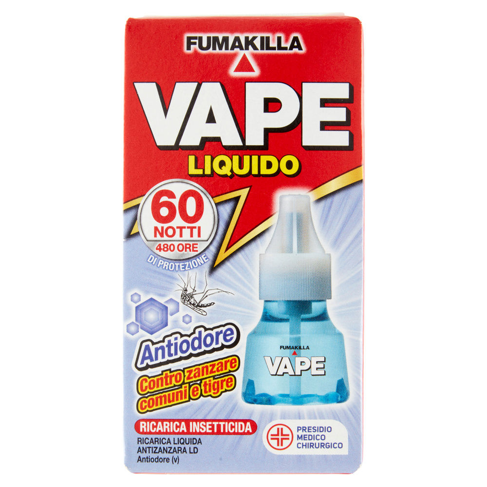 REPULSIVO VAPE RICARICA LIQUIDA ANTIODORE 60 NOTTI ML 30 - 7