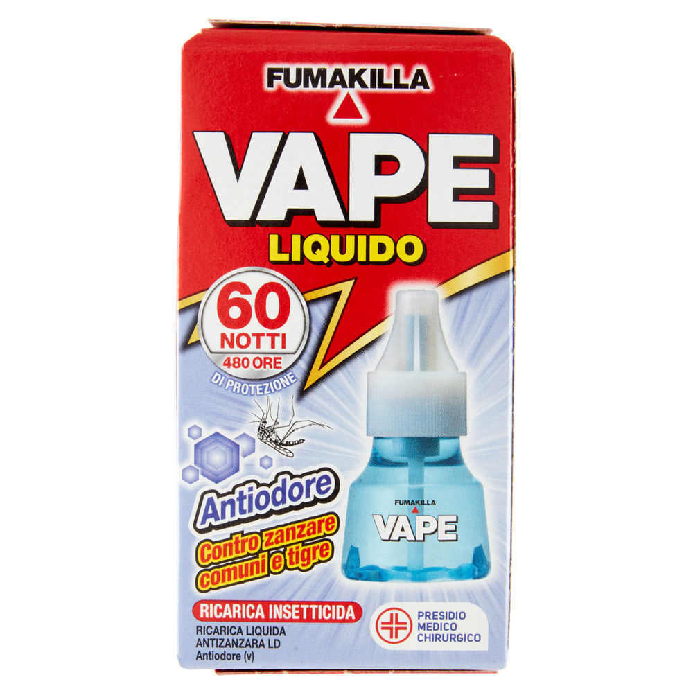 REPULSIVO VAPE RICARICA LIQUIDA ANTIODORE 60 NOTTI ML 30 - 1