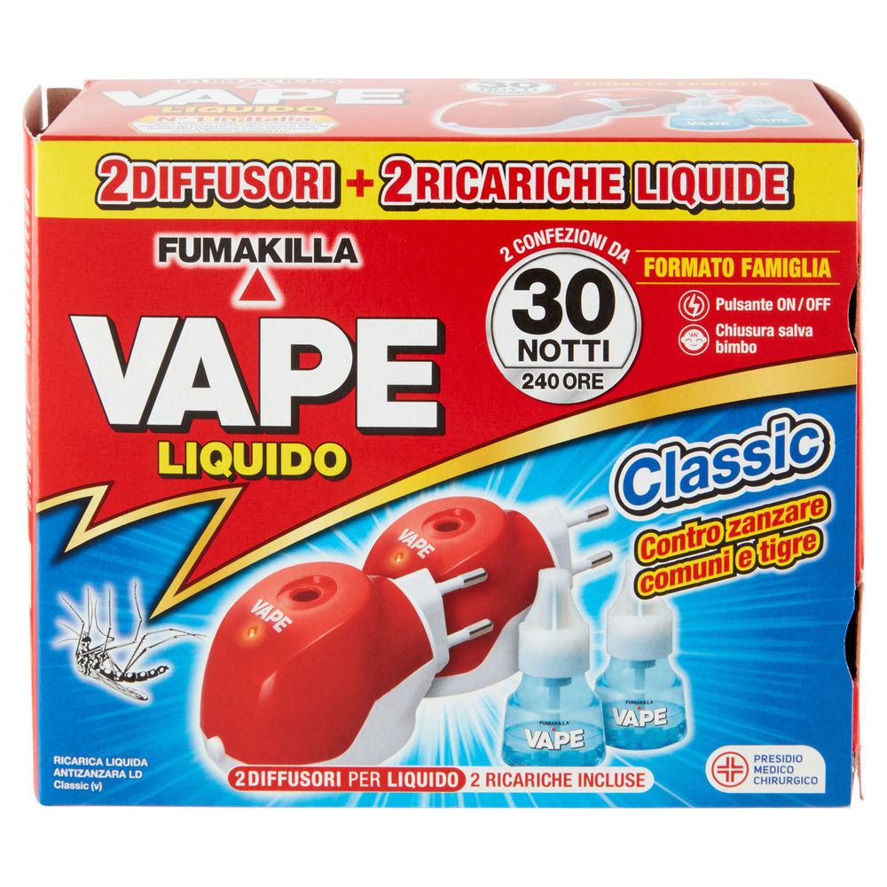 ELETTROEMANATORE VAPE SPECIAL PACK LIQ.SET (2DEVICES+RICARICHE DA 30NOTTI2XML15) - 2