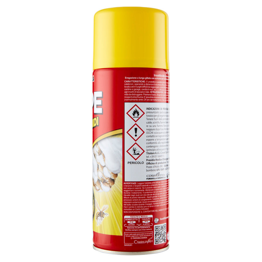 INSETTICIDA SPRAY VESPE NIDI VAPE ML 400 - 5