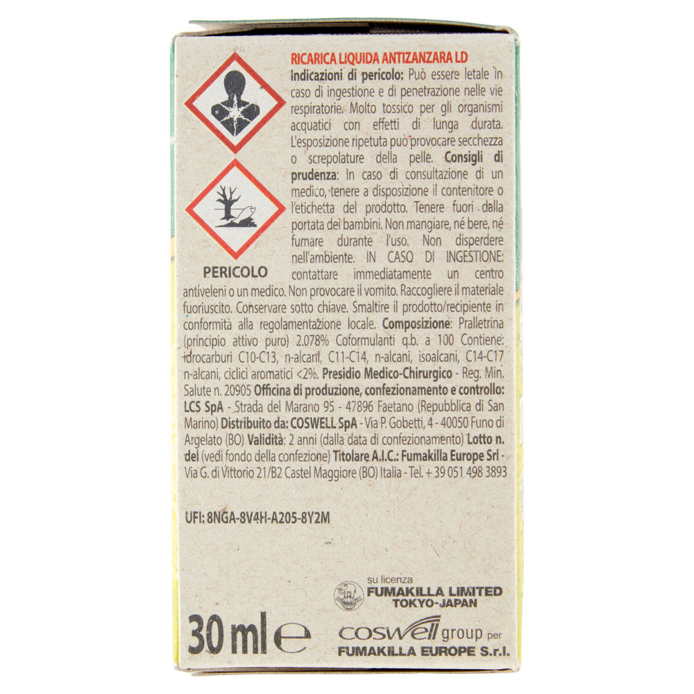 REPULSIVO VAPE RICARICA LIQUIDA VERDESSENZA 60 NOTTI ML30 - 3