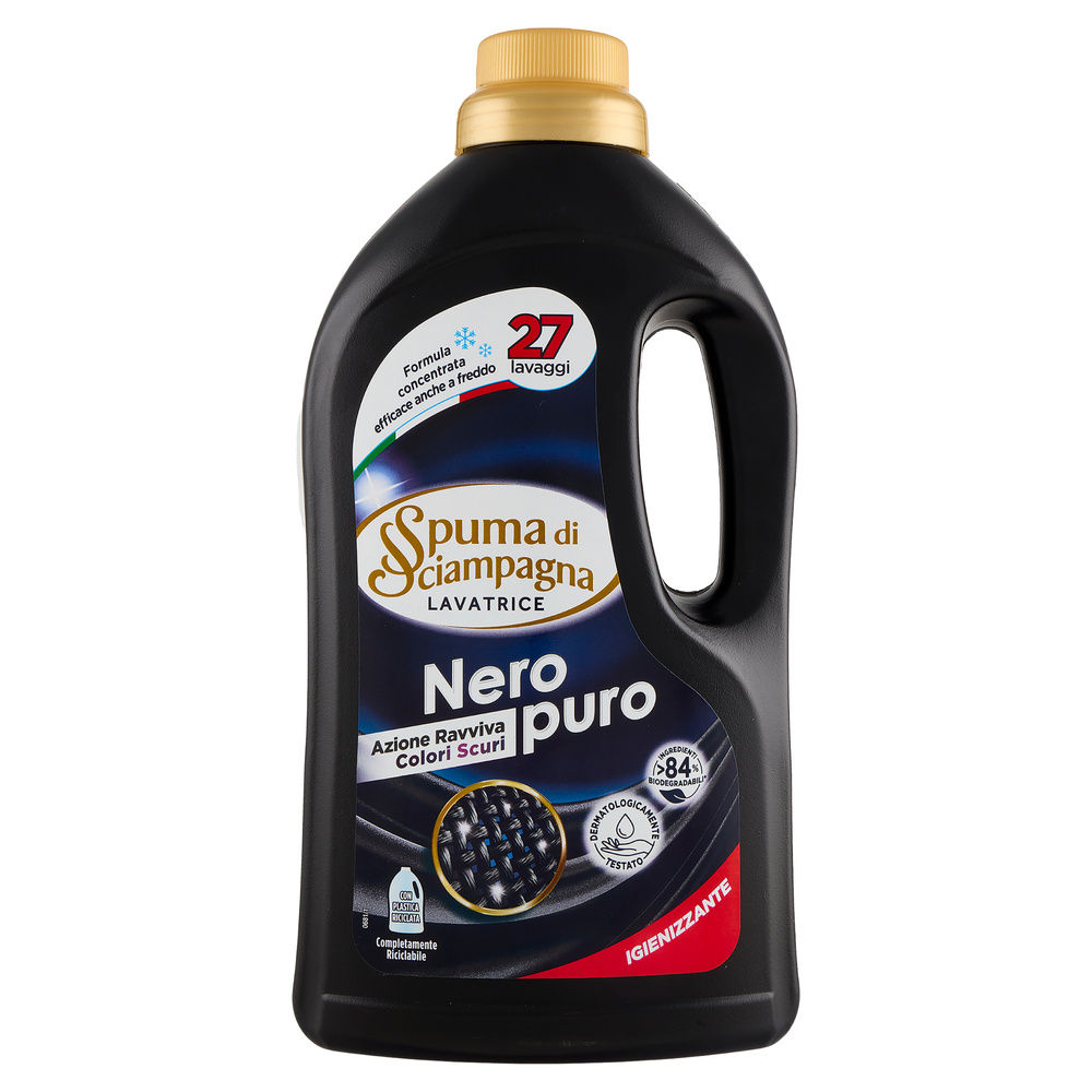 DET.LAVATRICE LIQ SPUMA DI SCIAMPAGNA NERO PURO 27 LAV L 1,215 L SP DI SC - 2