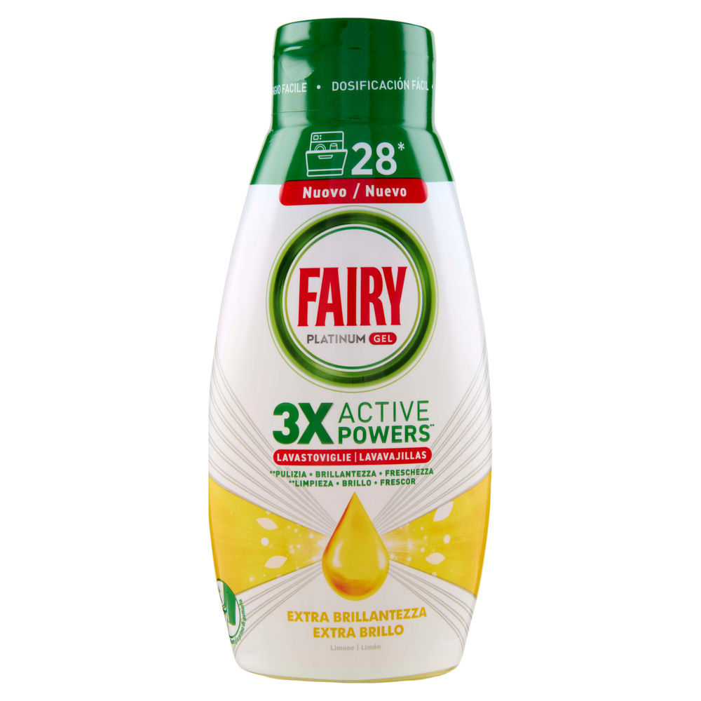 DETERSIVO LAVASTOVIGLIE FAIRY GEL LIMONE 28 LAV ML 504 - 7