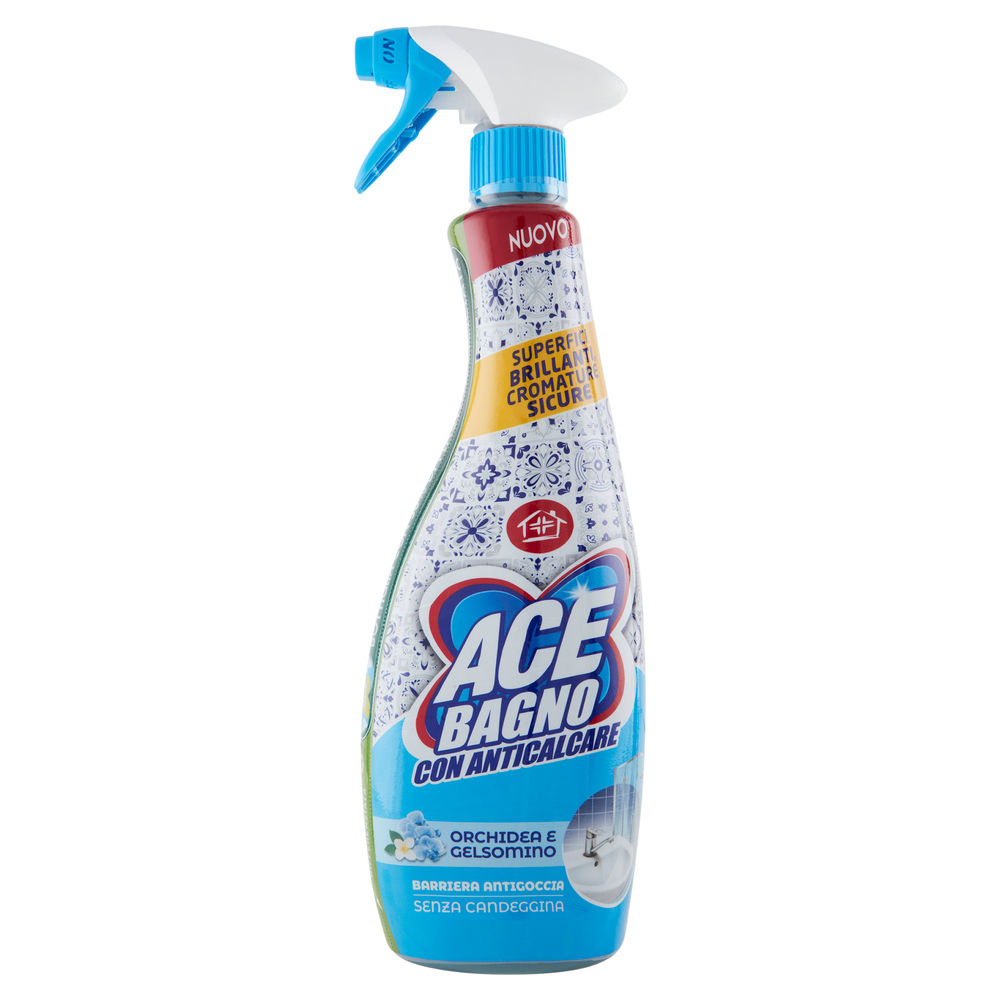 Detergente ace bagno con anticalcare spray ml 600