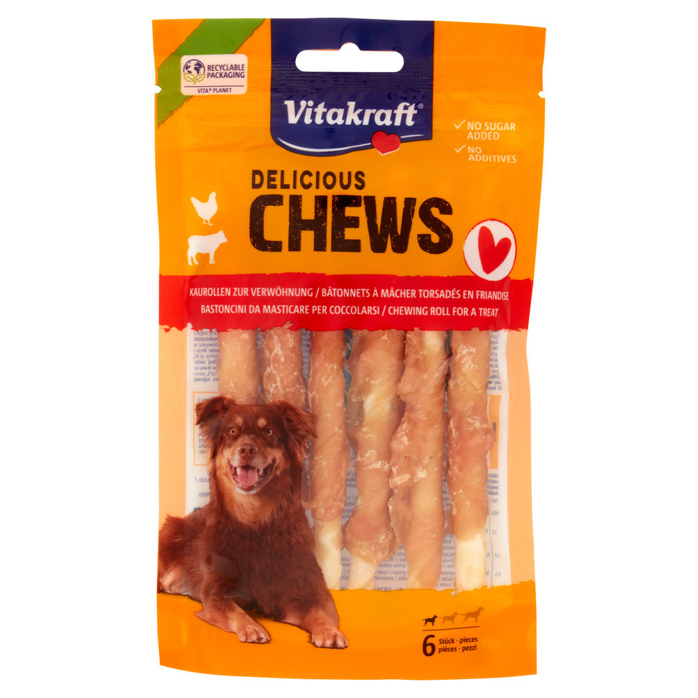 DELI CHEWS BASTONCINI CON POLLO S VITAKRAFT G 70 PZ 6 - 0