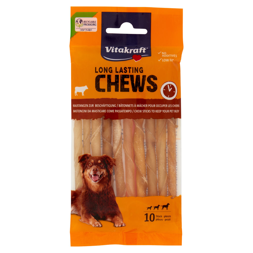 CHEWS BASTONCINI ARROTOLATI 12,5CM VITAKRAFT G 50 PZ. 10 - 0