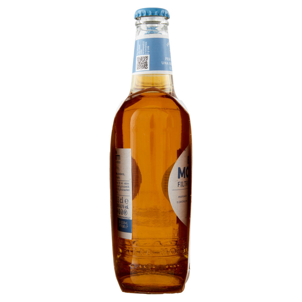 BIRRA MORETTI FILTRATA A FREDDO 4 GRADI BOTTIGLIA CLUSTER ML 330 X 3 - 6