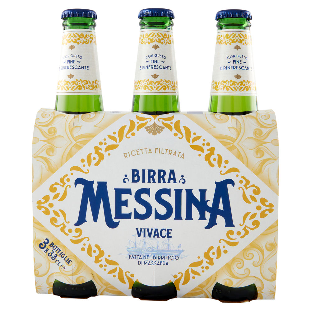 BIRRA MESSINA VIVACE 4,5 GRADI CLUSTER ML 330 X 3 - 0