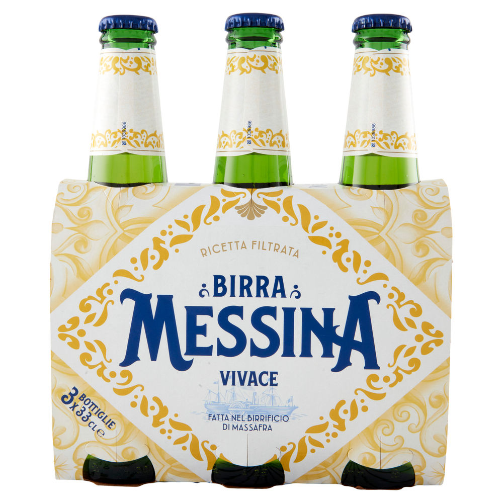 BIRRA MESSINA VIVACE 4,5 GRADI CLUSTER ML 330 X 3 - 1