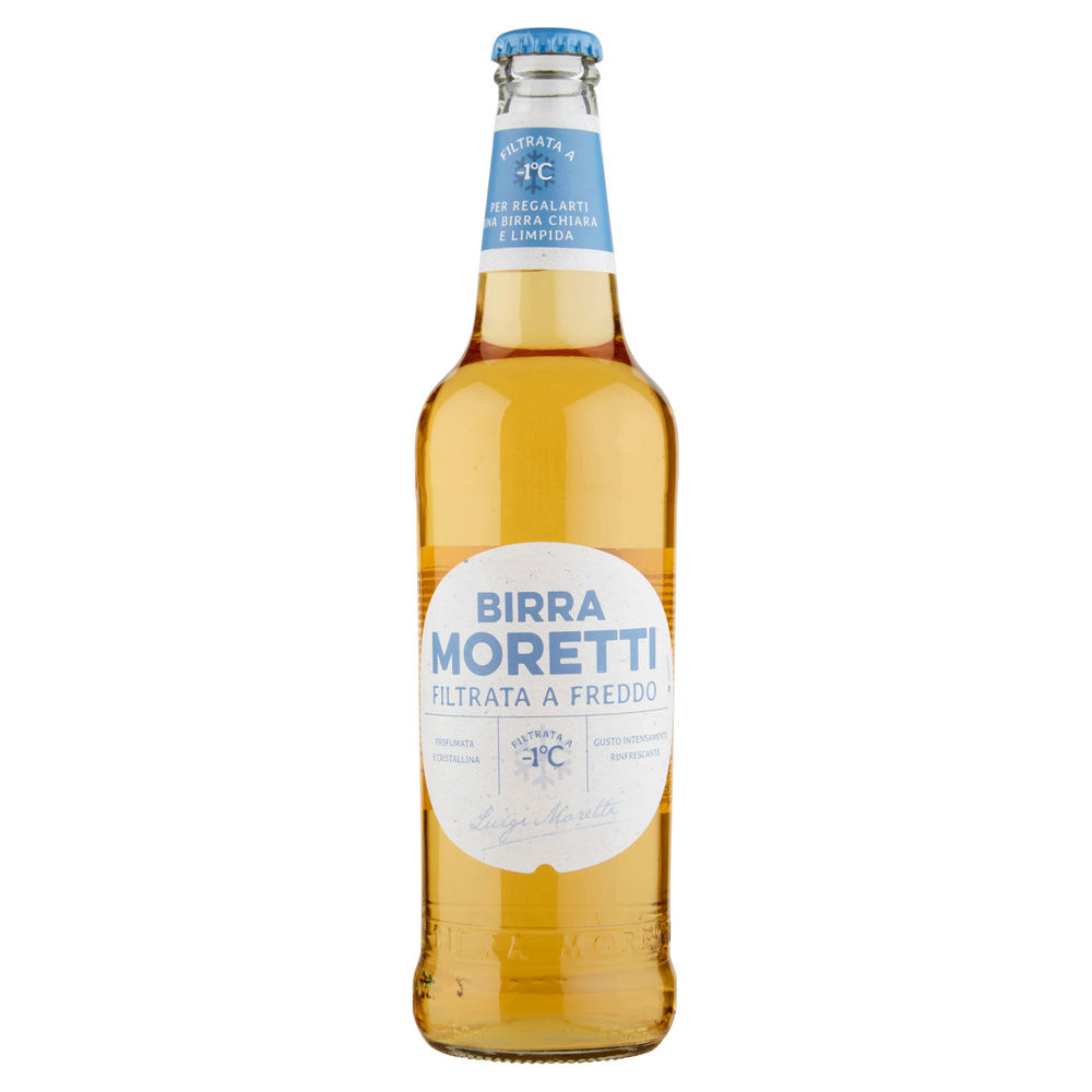 BIRRA MORETTI FILTRATA A FREDDO 4 GRADI BOTTIGLIA ML 500 - 2