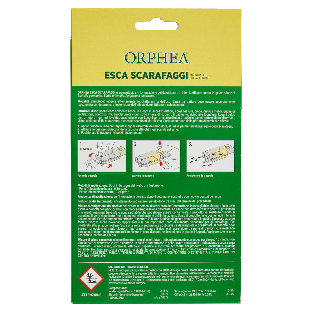 ESCA PER SCARAFAGGI ORPHEA PZ.3 - 1