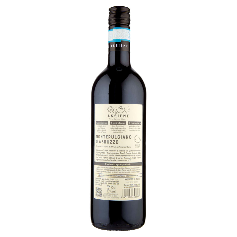 MONTEPULCIANO D'ABRUZZO DOC ASSIEME COOP ML 750 - 2