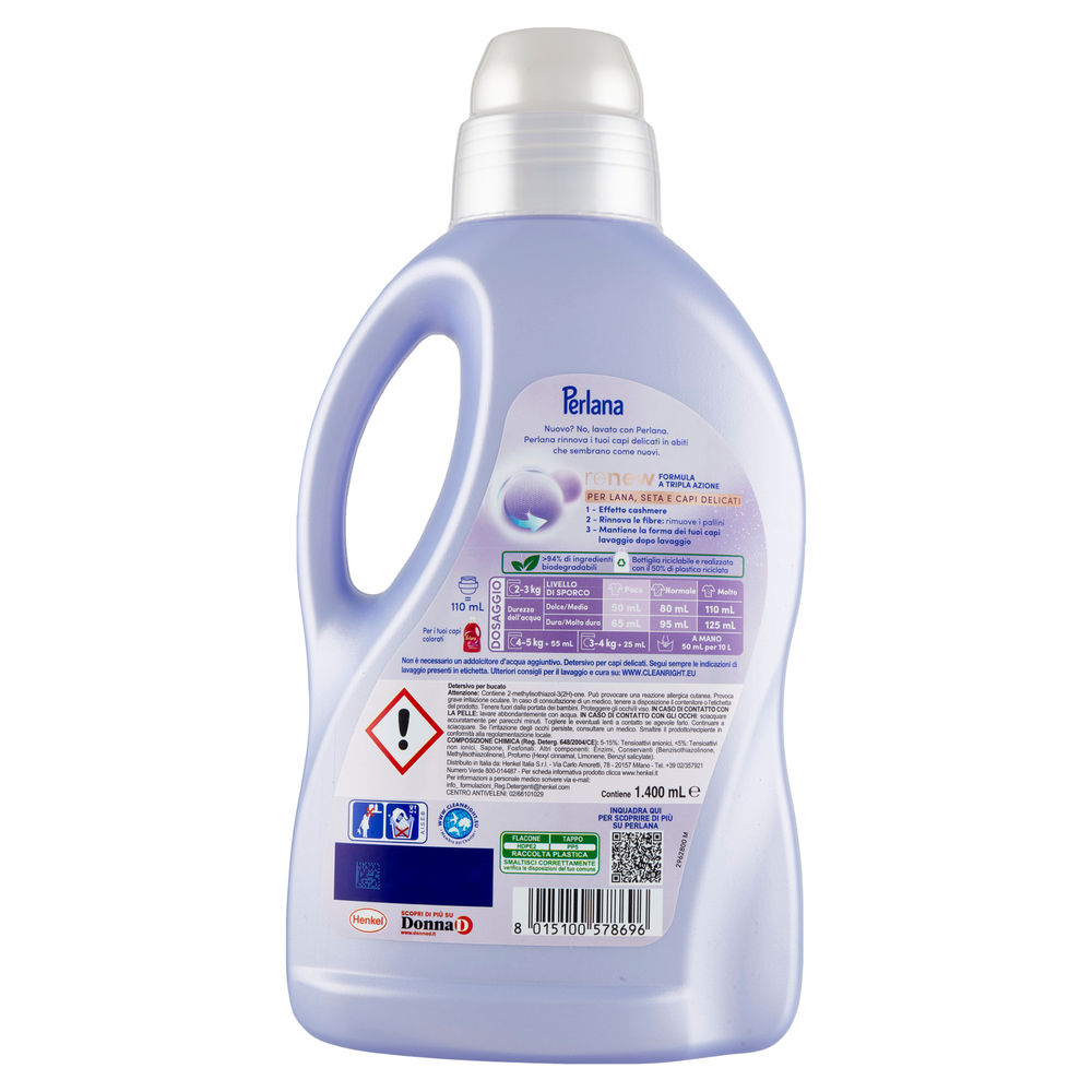 DETERSIVO LAVATRICE LIQUIDO PERLANA LAVANDA 28LV L 1,4 - 1