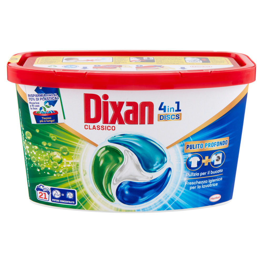 DETERSIVO LAVATRICE DIXAN DISCS CLASSICO 21LAV G 346,5 - 2