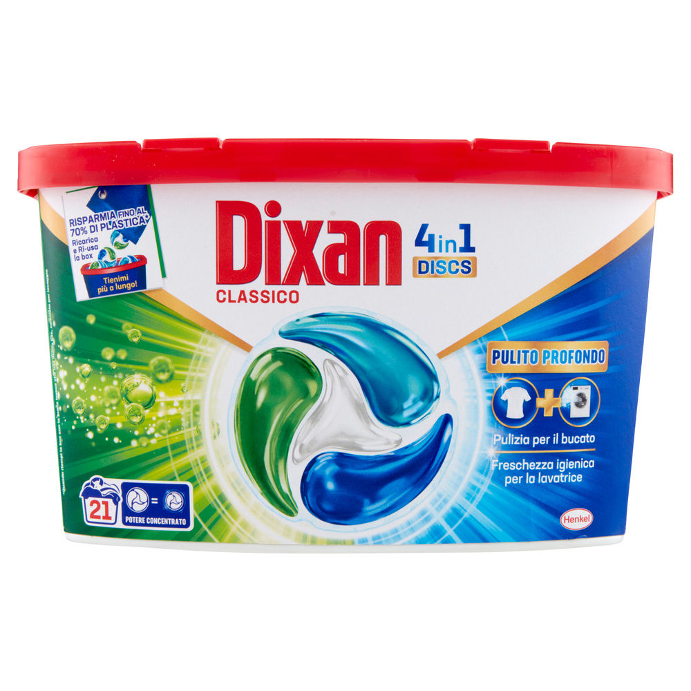DETERSIVO LAVATRICE DIXAN DISCS CLASSICO 21LAV G 346,5 - 7