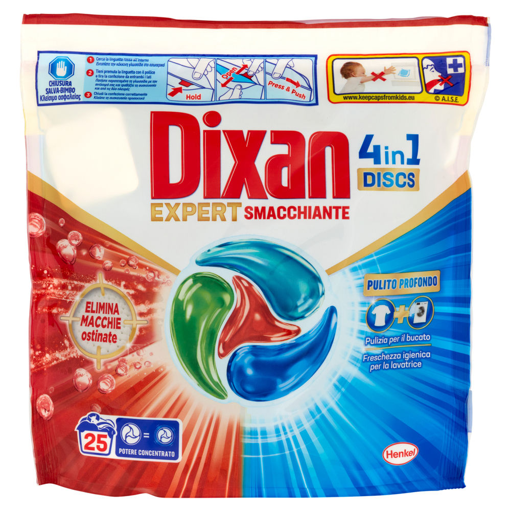 DETERSIVO LAVATRICE DIXAN DISCS 25LAV SMACCHIANTE GR 425 - 0