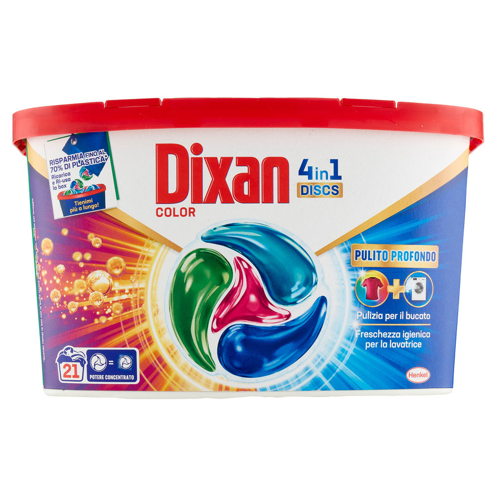DETERSIVO LAVATRICE DIXAN DISCS 21LAV COLOR GR 346,5 - 7