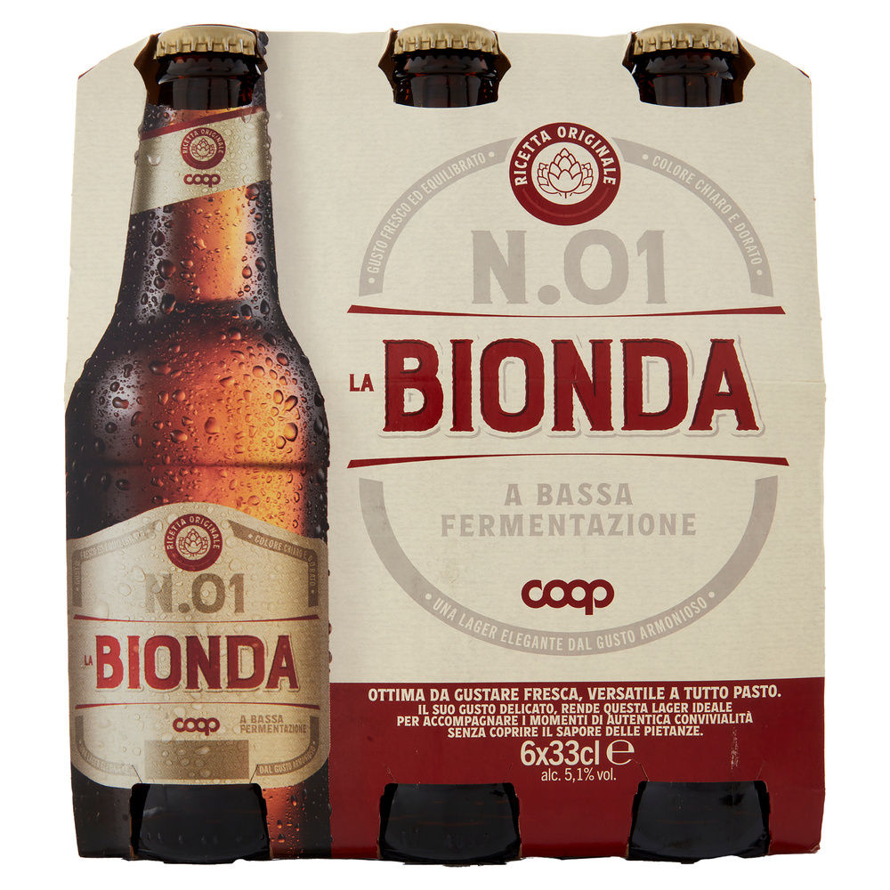 BIRRA LAGER 5,1 GRADI COOP CLUSTER ML 330 X 6 - 5