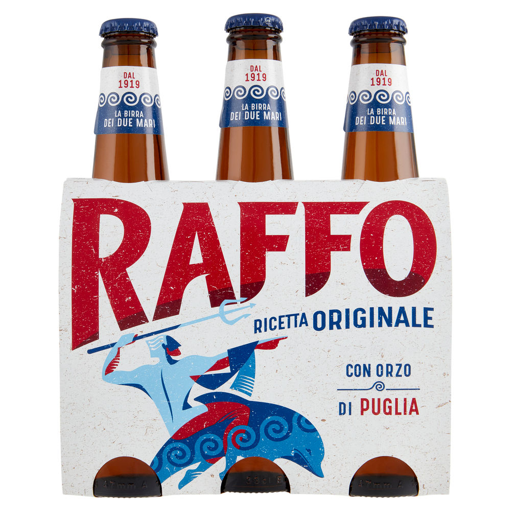 Birra raffo 4,7 gradi bottiglia cluster ml 330x3