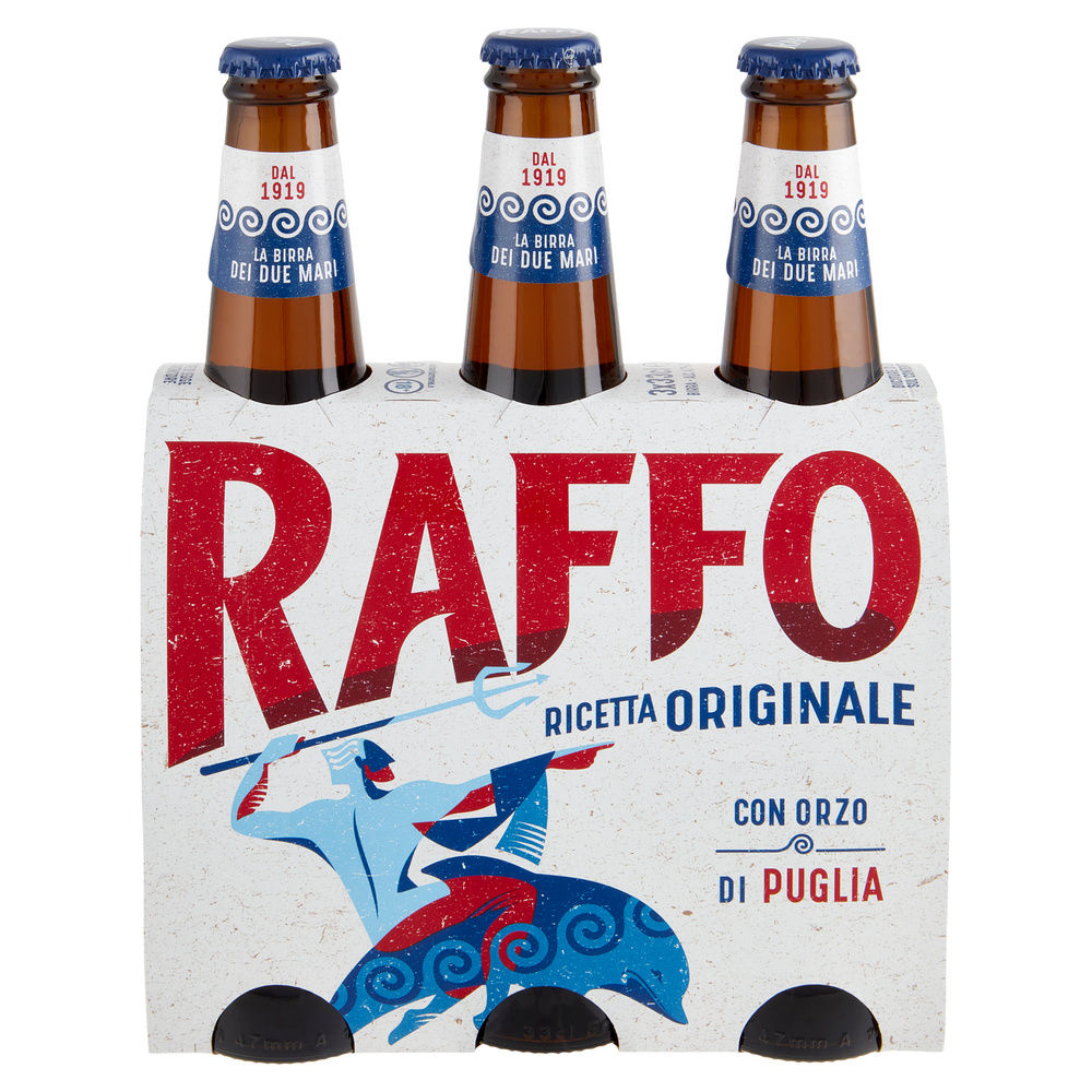 BIRRA RAFFO 4,7 GRADI BOTTIGLIA CLUSTER ML 330X3 - 2