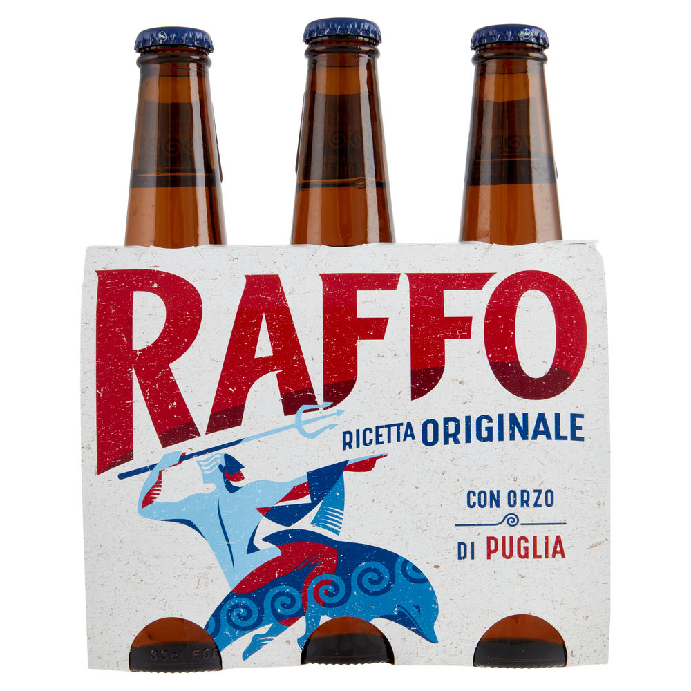 BIRRA RAFFO 4,7 GRADI BOTTIGLIA CLUSTER ML 330X3 - 1