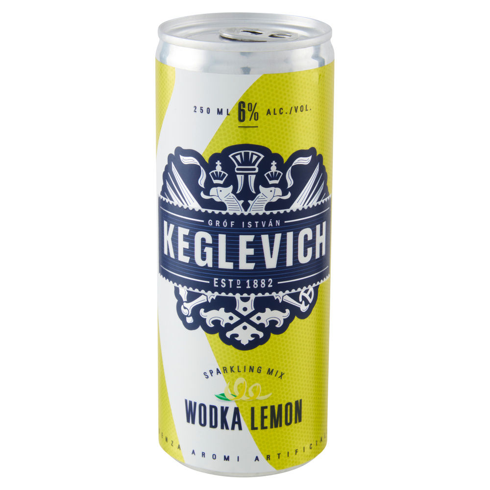 READY TO DRINK VODKA LEMON 6 GRADI KEGLEVICH LATTINA ML 250 - 7